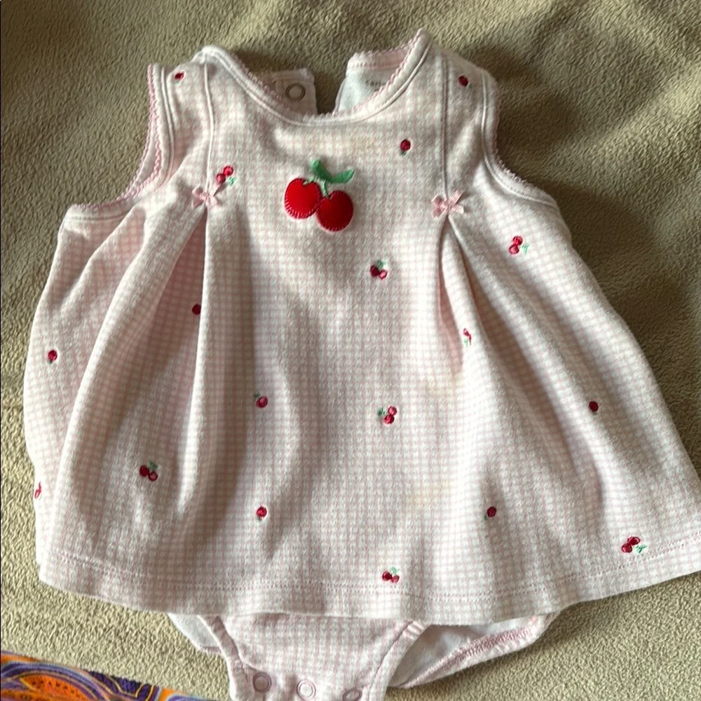 2 Baby Girl's Rompers